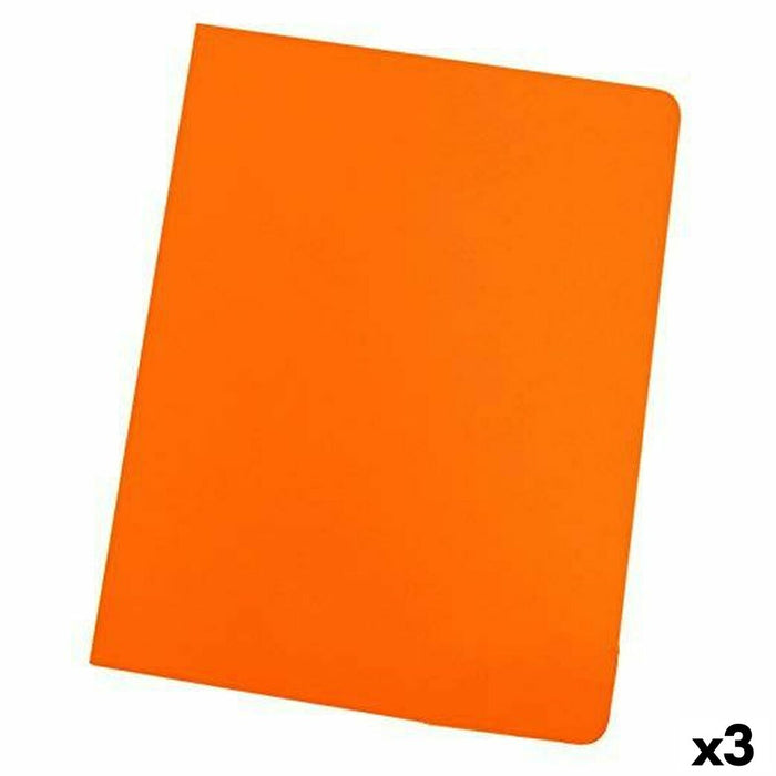 Set of Subfolders Elba Portocaliu A4 50 Piese (3 Unități)
