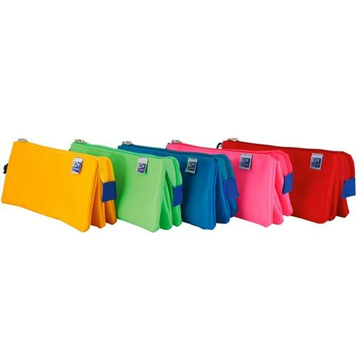 Penar triplu Oxford Kangoo Kids 22 x 8 x 10 cm (5 Unități)