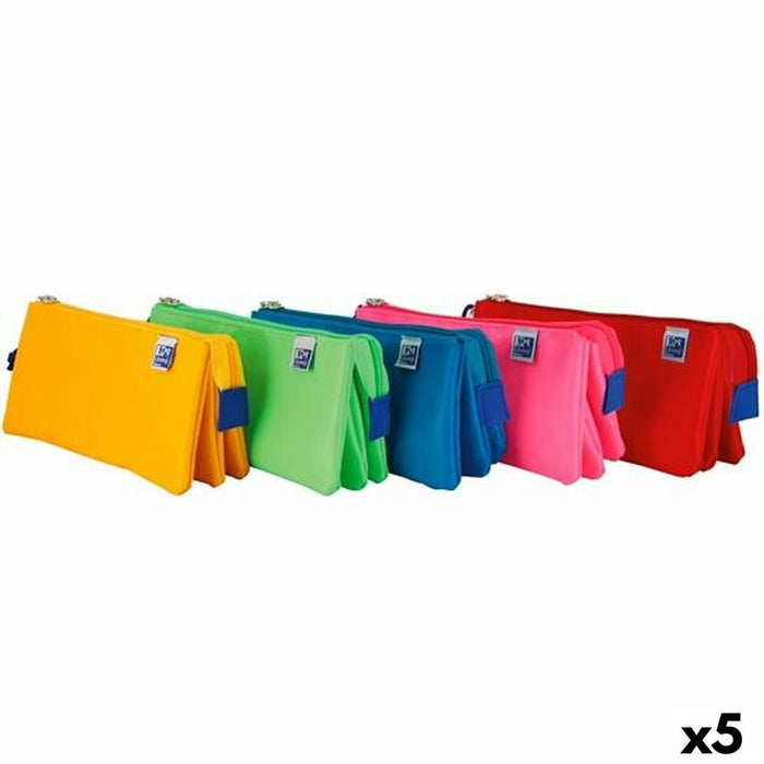 Penar triplu Oxford Kangoo Kids 22 x 8 x 10 cm (5 Unități)
