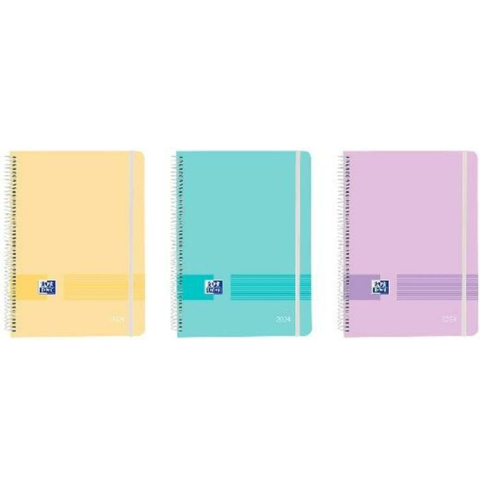 Agendă Oxford Live&Go 2024 Plăcintă A5 15 x 21 cm
