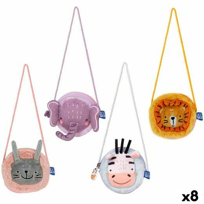 Geantă Oxford Animal Besties Ø 10 cm (8 Unități)