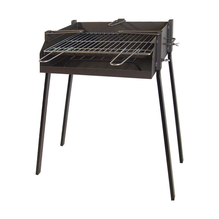 Grătar pe Cărbuni cu Picioare Imex el Zorro Negru Metal 50 x 40 x 75 cm