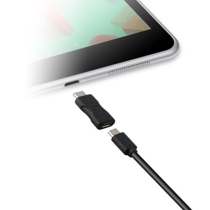 Adaptor USB 2.0 la USB-C 3.1 KSIX Negru