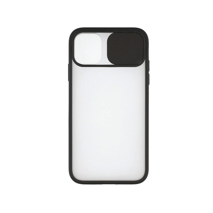 Husă pentru Telefon Mobil cu Margine de TPU iPhone 12 Mini KSIX Duo Soft Cam Protect Negru