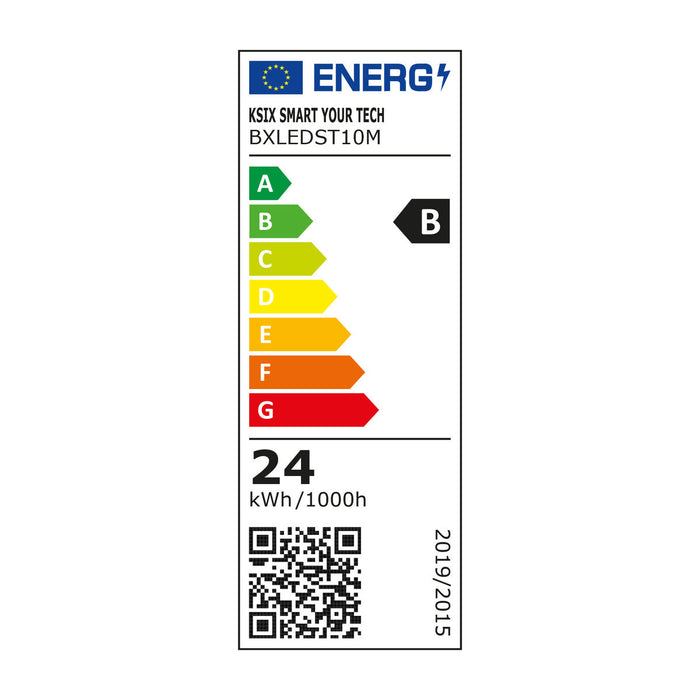 Benzi LED KSIX 1 24W Negru B (10 m)