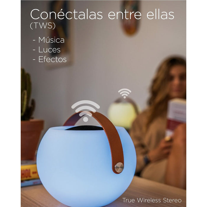 Difuzor Bluetooth cu Lampă LED KSIX Bubble Alb 5 W Portabil