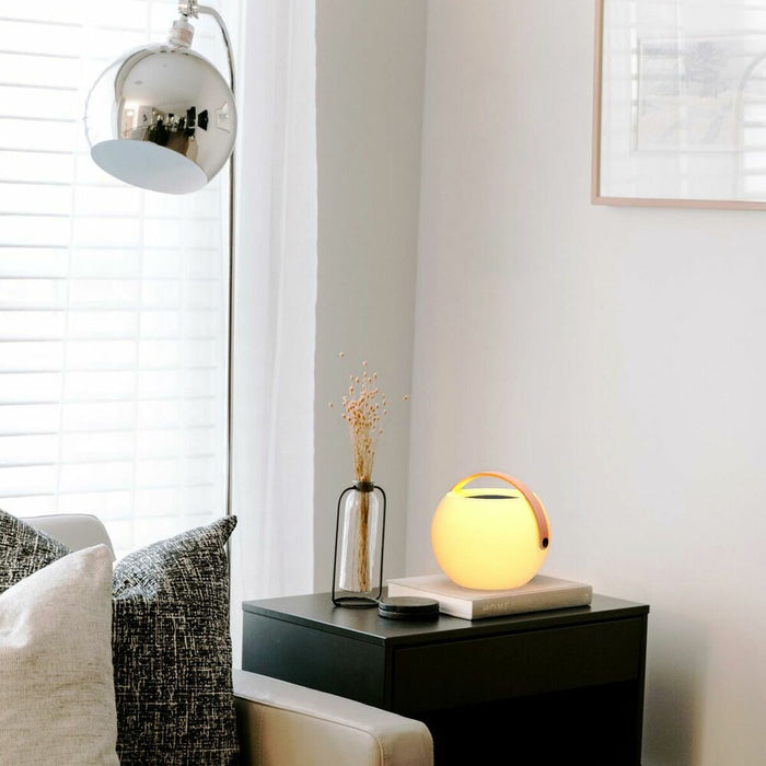 Difuzor Bluetooth cu Lampă LED KSIX Bubble Alb 5 W Portabil