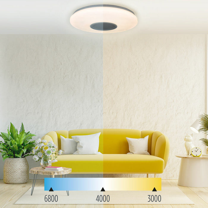 Lumina de tavan cu LED KSIX 30W Alb Metal Aluminiu