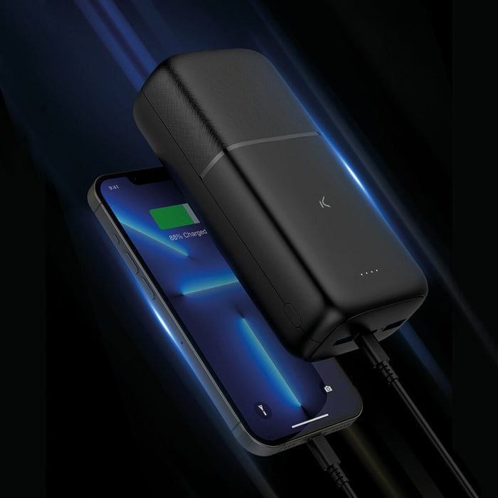 Powerbank KSIX Negru 30000 mAh