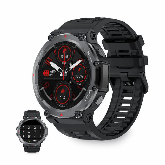 Smartwatch KSIX Oslo 1,5" Bluetooth 5.0 270 mAh Negru