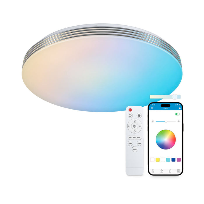 Lumina de tavan cu LED KSIX Boreal F 52 W 5500 Lm (3000k - 6500k)