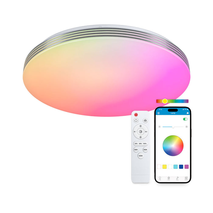 Lumina de tavan cu LED KSIX Boreal F 52 W 5500 Lm (3000k - 6500k)