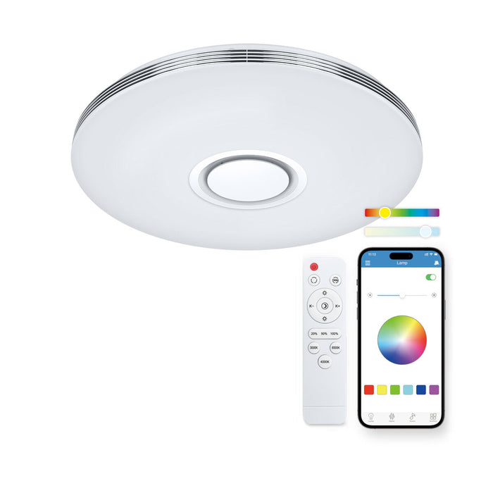 Lumina de tavan cu LED KSIX Aura F 66,4 w 7200 lm (3000k - 6500k) (6500 K)