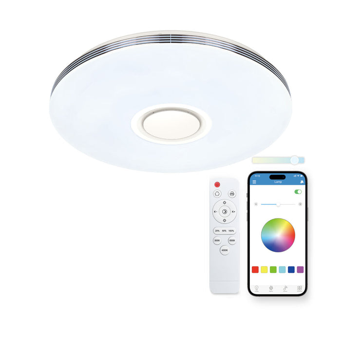 Lumina de tavan cu LED KSIX Aura F 66,4 w 7200 lm (3000k - 6500k) (6500 K)
