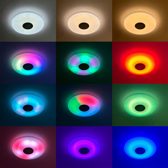 Lumina de tavan cu LED KSIX Aura F 66,4 w 7200 lm (3000k - 6500k) (6500 K)