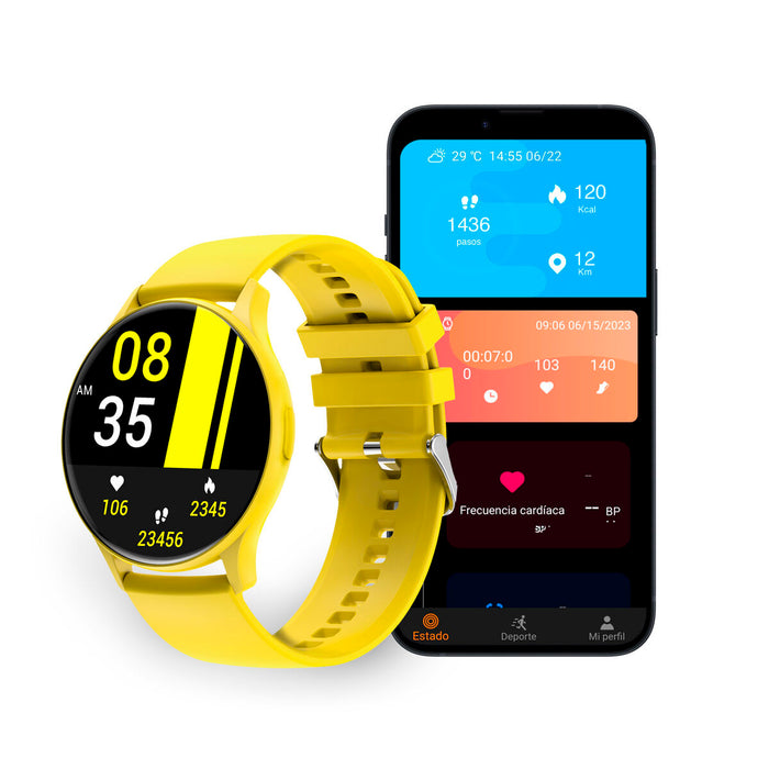 Smartwatch KSIX Core 1,43" Galben