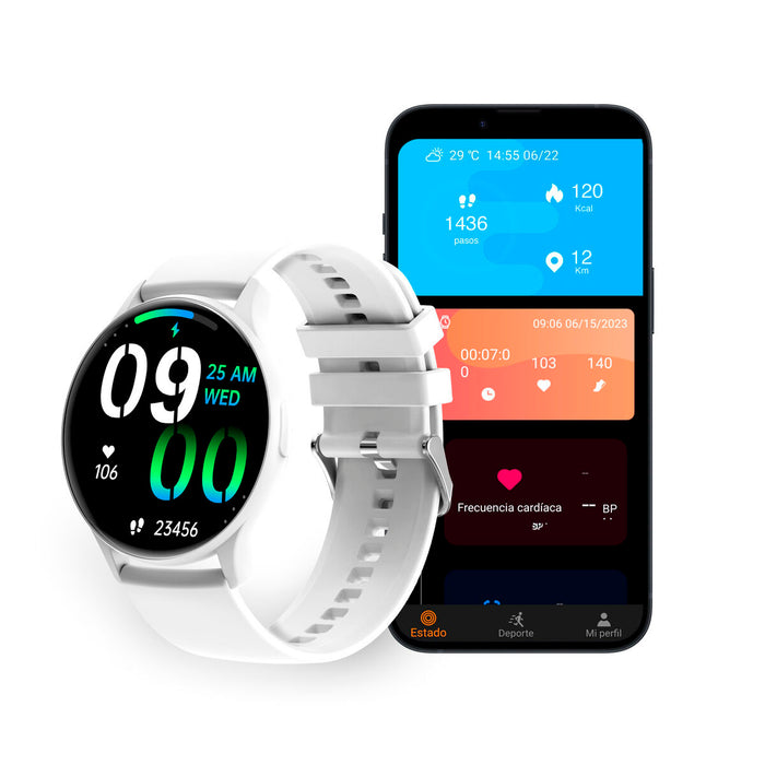 Smartwatch KSIX Core Alb 1,43"