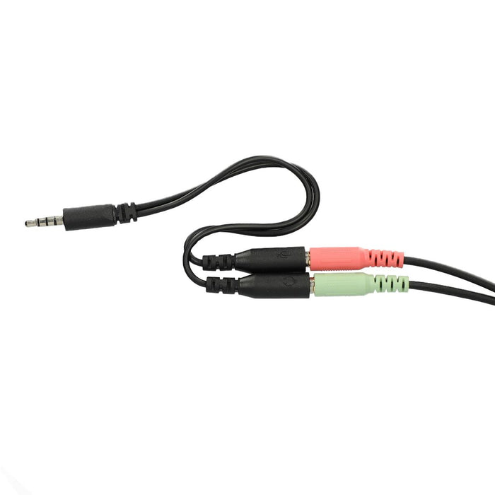 Căști cu Microfon Gaming KSIX Drakkar USB LED Negru Roșu