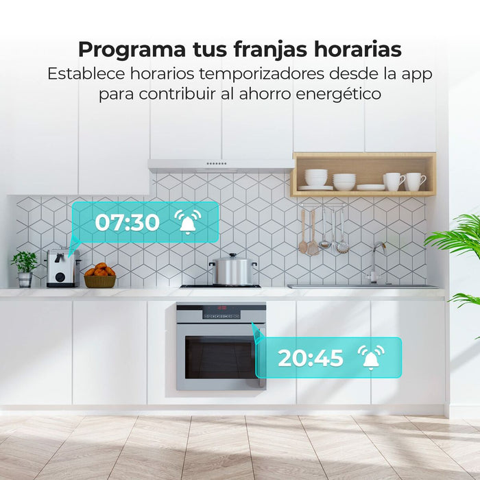 Priză Inteligentă KSIX Smart Energy Mini WIFI 250V Alb