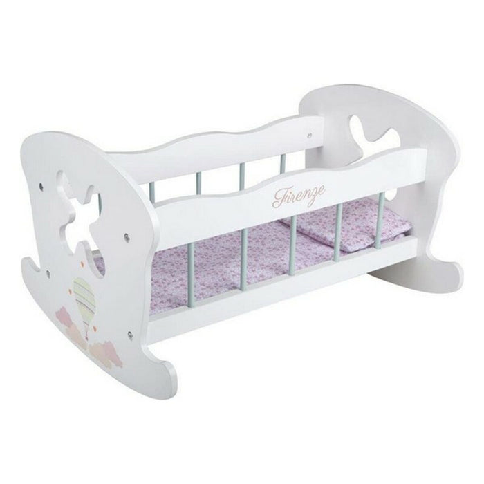 Pătuț pentru Păpuși Arias Firenze Alb 50 x 39,5 x 29,5 cm