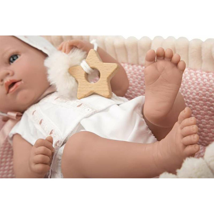 Păpușă Arias Elegance Aria Rosa 38 cm Carucior