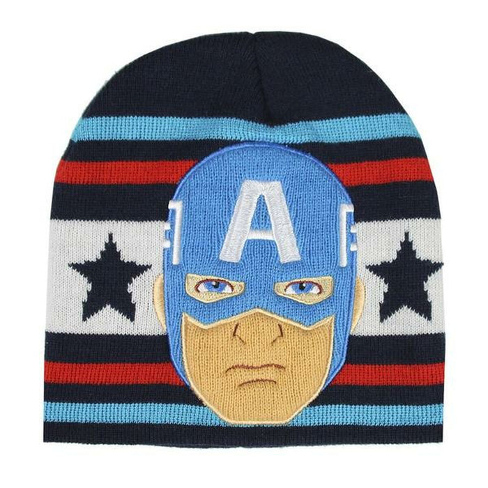 Căciulă pentru Copii Captain America The Avengers Bleumarin (Mărime unică)
