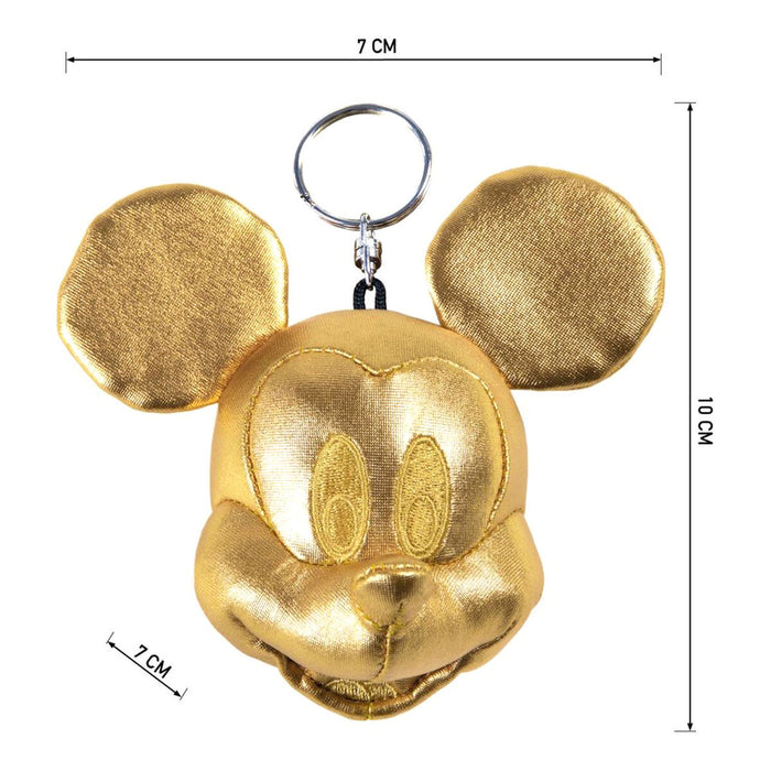 Breloc Jucărie de Pluș Mickey Mouse Gold