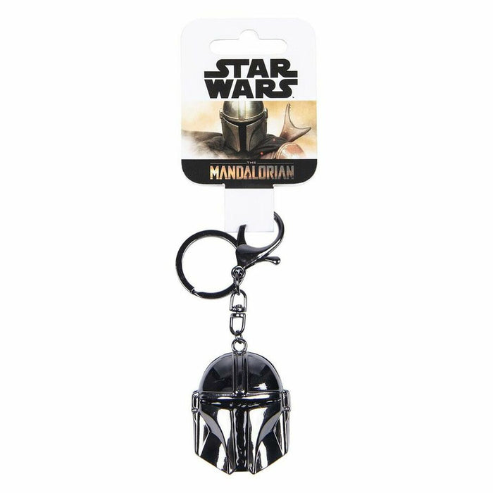 Breloc 3D The Mandalorian Argintiu Silver