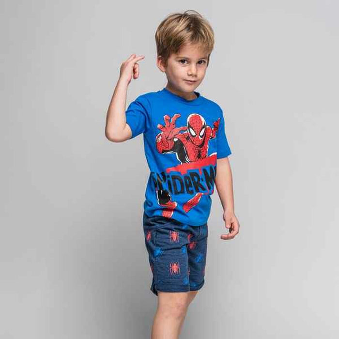 Set de lenjerie/haine Spiderman Albastru