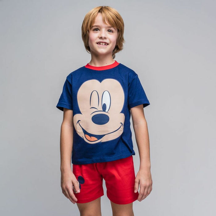 Pijama Infantil Mickey Mouse Roșu