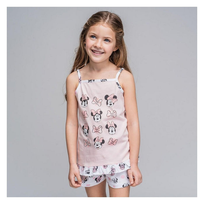 Pijama Infantil Minnie Mouse Roz