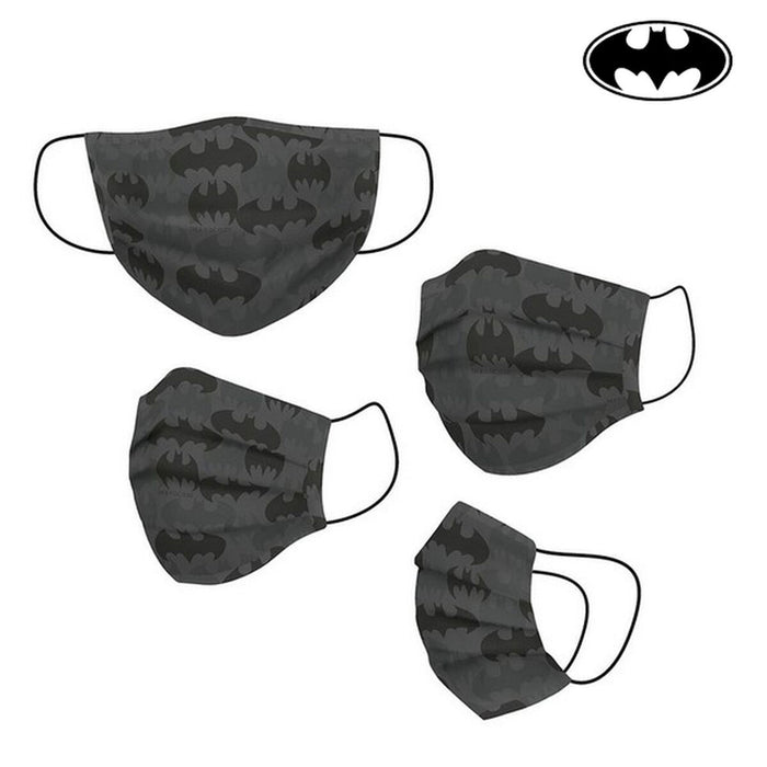 Mască igienică de pânză reutilizabilă Batman Adult Gri