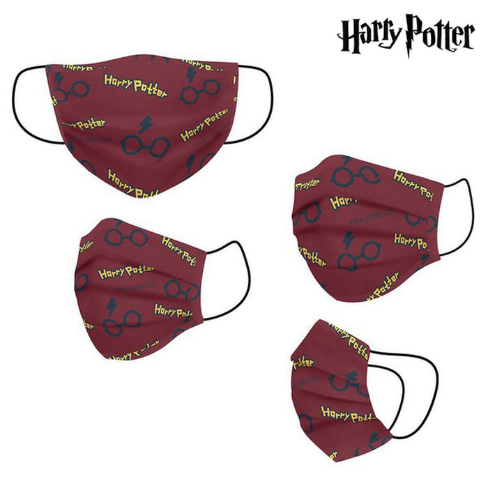 Mască igienică de pânză reutilizabilă Harry Potter Adult Roșu