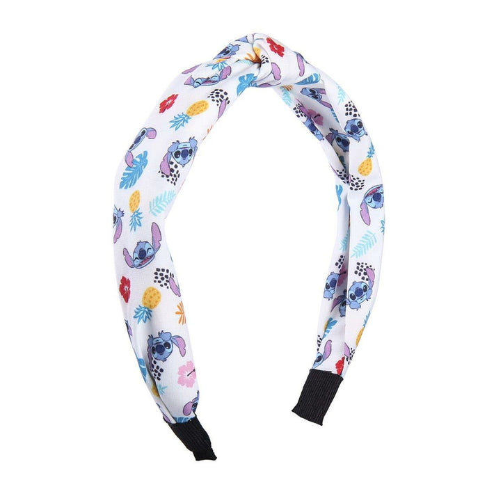 Diademă Stitch Alb