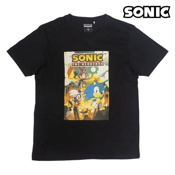 Tricou cu Mânecă Scurtă Bărbați Sonic