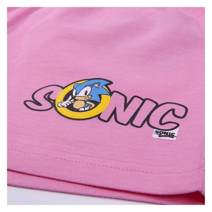 Pijama Infantil Sonic Gri