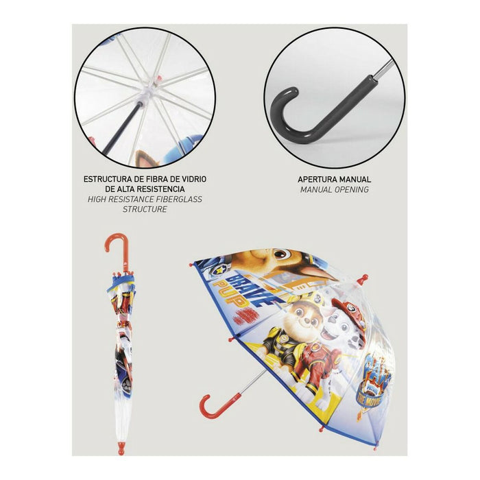 Umbrelă The Paw Patrol Albastru (Ø 71 cm)