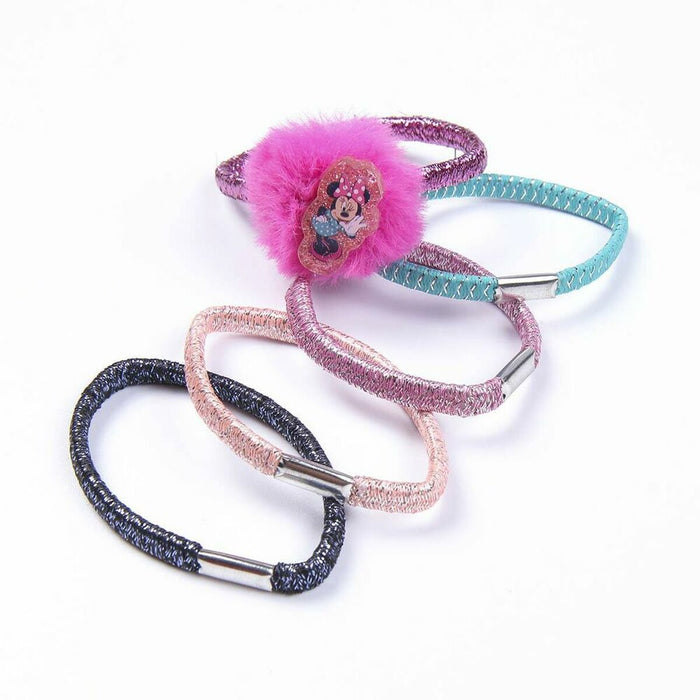 Accesorii pentru Păr Minnie Mouse Roz (8 pcs)
