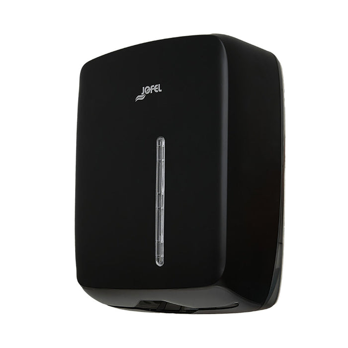 Distribuitor de hârtie Jofel Zig-Zag Timeless Negru