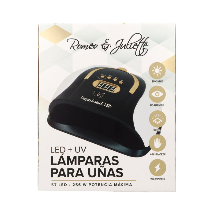 Lampă LED UV pentru Unghii Albi Pro 256 w Negru