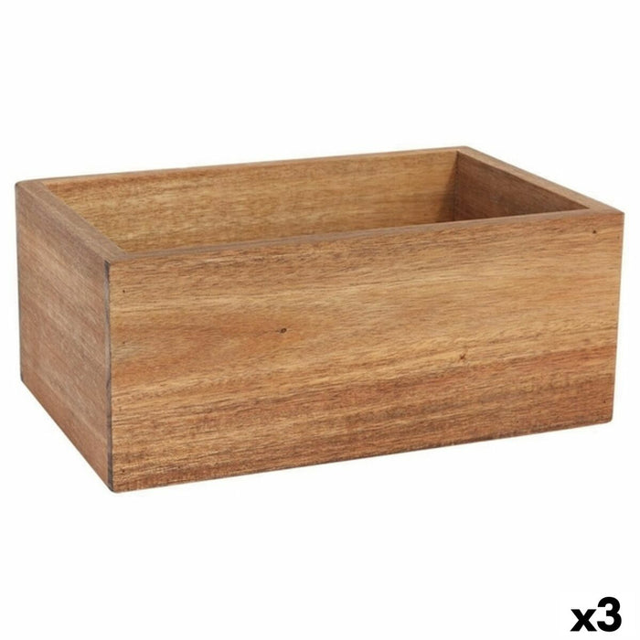Organizatorul de Sertare Viejo Valle Pătrat Lemn de salcâm 26,5 x 16,2 x 11 cm (3 Unități)