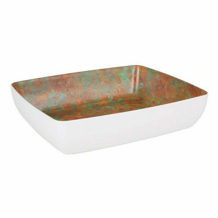 Castron Viejo Valle Alb Melamina 32,5 x 26,5 x 7,5 cm (3 Unități)