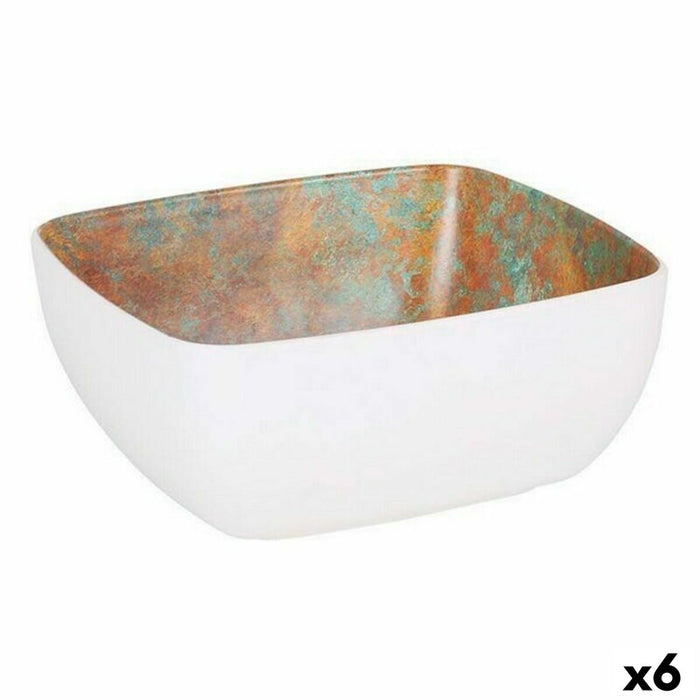 Castron Viejo Valle Alb Melamina 17,6 x 16,2 x 7,5 cm (6 Unități)