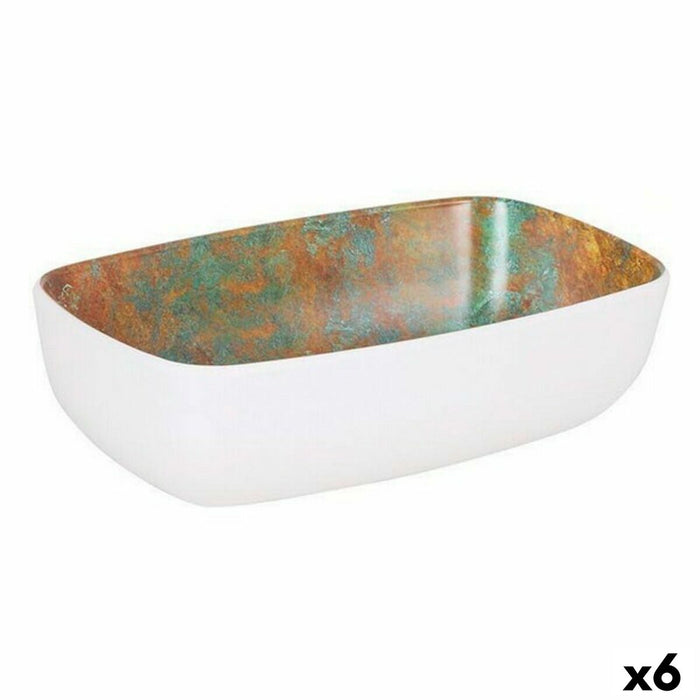 Castron Viejo Valle Alb Melamina 17,6 x 10,8 x 5,5 cm (6 Unități)