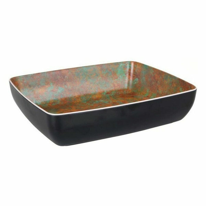 Castron Viejo Valle Negru Melamina (3 Unități) (32,5 x 26,5 x 7,5 cm)