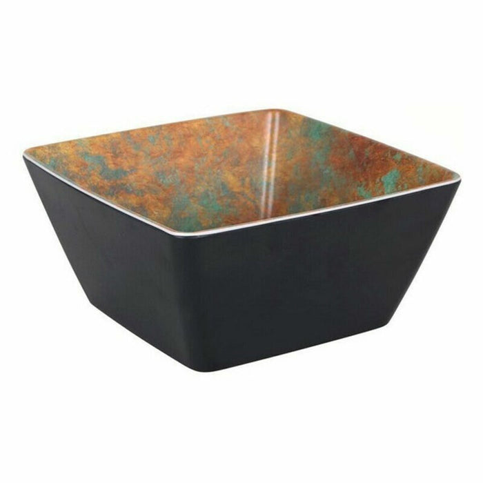 Salatieră Viejo Valle Melamina Negru 19 x 19 x 9 cm (6 Unități)