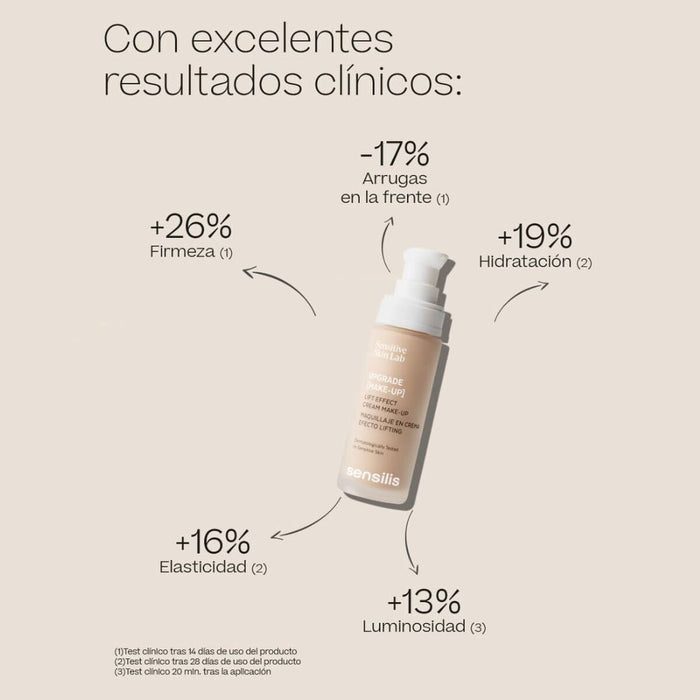 Bază de machiaj cremoasă Sensilis Upgrade [Make-Up] Nº 03 Miel doré 30 ml