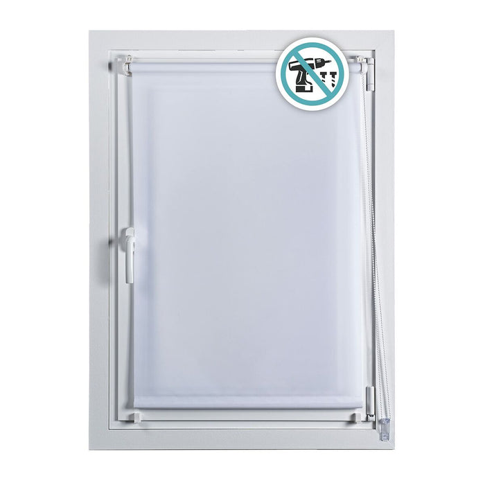 Stor/rulou de fereastră Stor Planet Clip&Fix Night&Day Alb (150 x 180 cm)