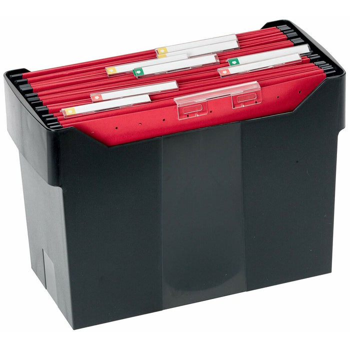 Dosar de arhivare Archivo 2000 Archibox Negru Din A4 17 x 36,5 x 26 cm