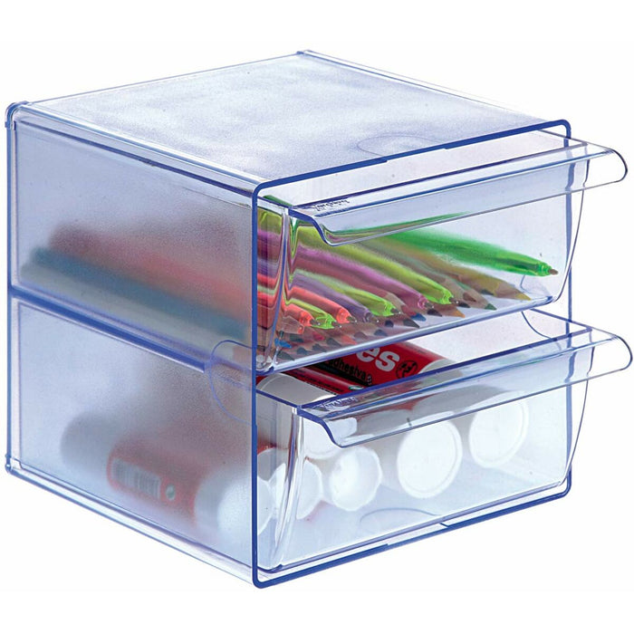 Organizator Archivo 2000 polistiren Albastru Plastic 19 x 15 x 15 cm
